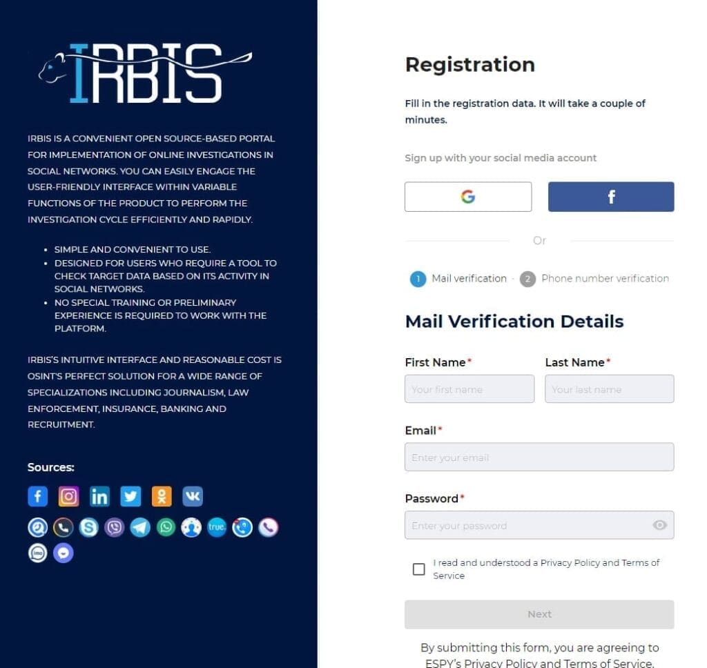 irbis-registration