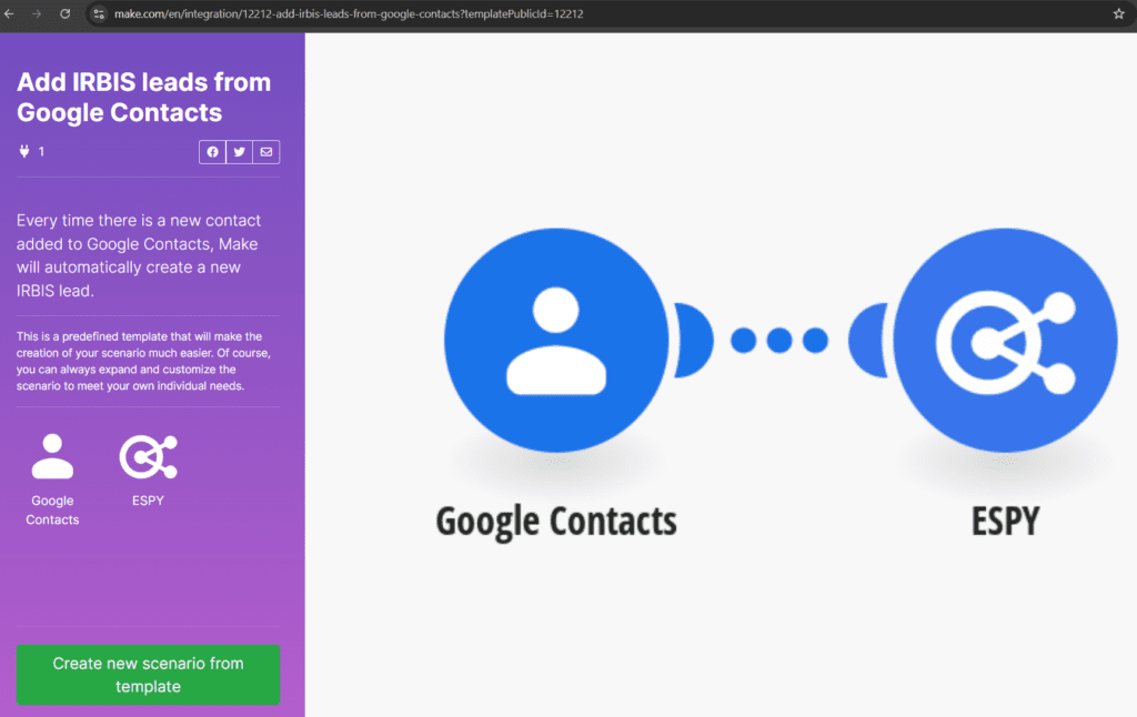 ESPY template at Make